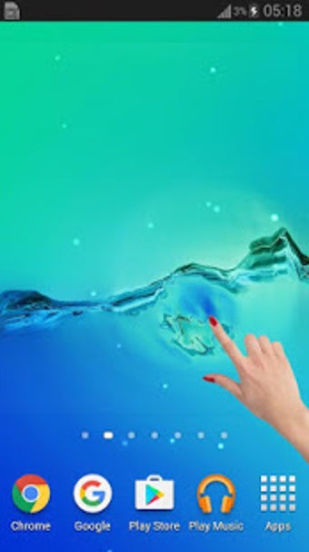 Image 1 for Galaxy Water Live Wallpap…