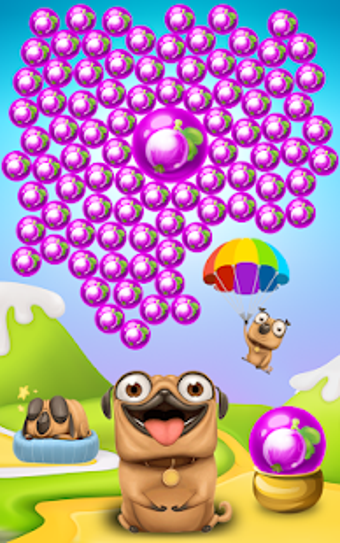 Imagen 2 para Pug Pop Bubble Shooter: D…