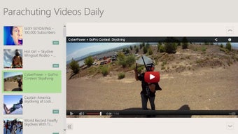 Image 0 for Parachuting Videos Daily …