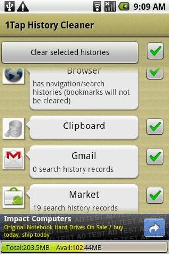 Image 3 for 1Tap Cleaner - cache/his/…
