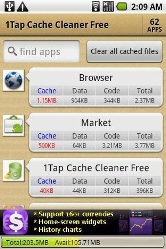 Image 0 for 1Tap Cleaner - cache/his/…