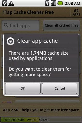 Image 1 for 1Tap Cleaner - cache/his/…