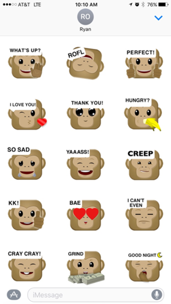 Image 2 for Monkey Emojis