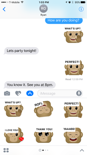 Image 0 for Monkey Emojis