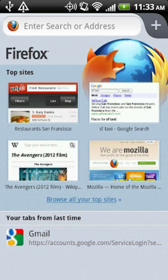 Image 1 for Firefox for Android Beta