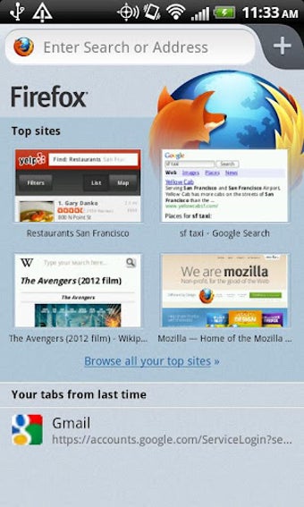 Imagen 2 para Firefox for Android Beta