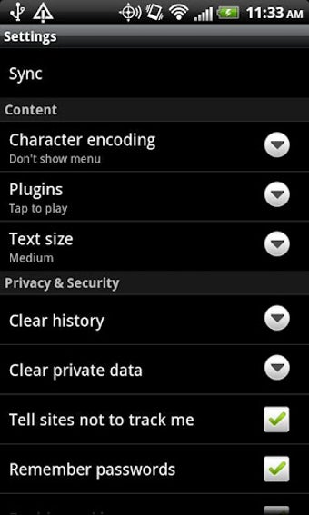 Image 1 for Firefox for Android Beta