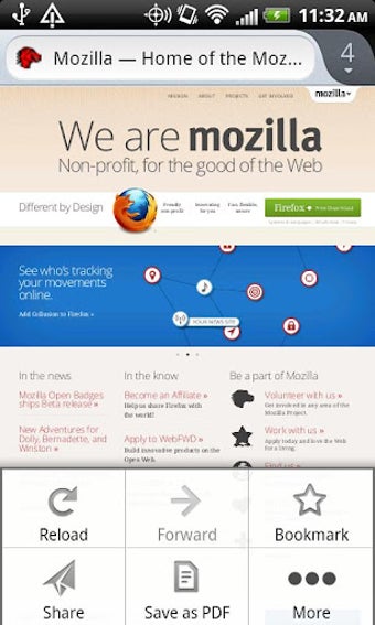 Image 0 for Firefox for Android Beta