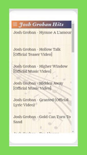 Image 2 for Josh Groban Hits
