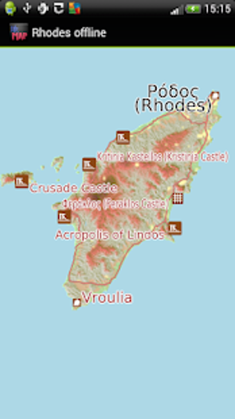Image 0 for Rhodes offline map
