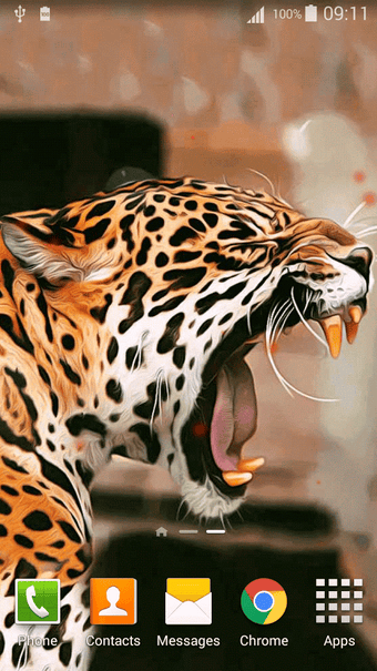 Imagen 2 para Leopard Live Wallpaper