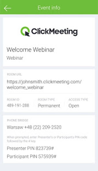 Imagen 1 para ClickMeeting Webinars