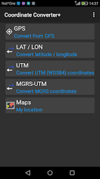 Image 2 for Coordinate Converter Plus