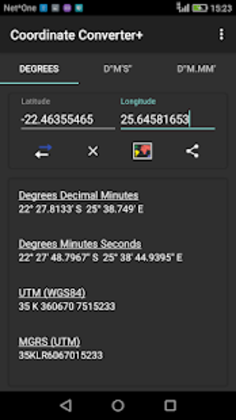 Image 3 for Coordinate Converter Plus