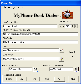 Imagen 0 para MyPhone Book Dialer