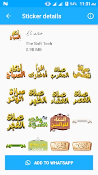 Image 3 for WAStickerApps & muslim is…