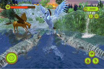 Imagen 2 para Flying Unicorn Horse Fami…