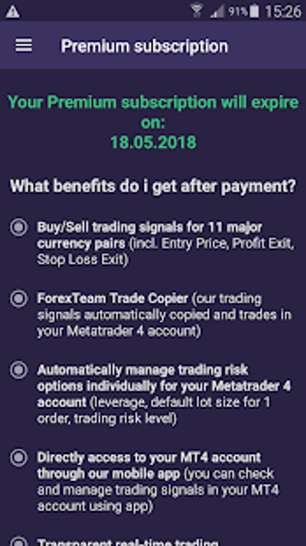 Image 3 for Forex Signals App for Met…