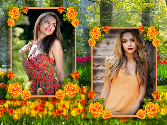 Image 3 for Garden Double Photo Frame