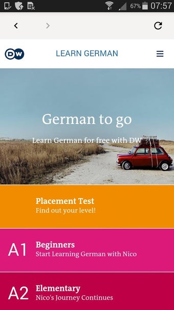 Imagen 1 para DW Learn German - A1, A2,…