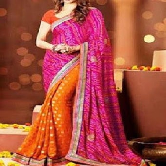 Image 1 for Bandhani Saree Fashion St…