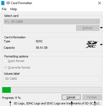 Image 0 for SD Memory Card Formatter