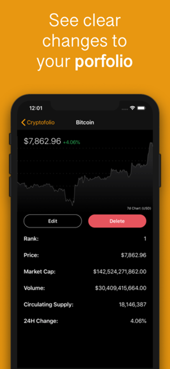 Image 1 for Cryptofolio - Crypto Trac…