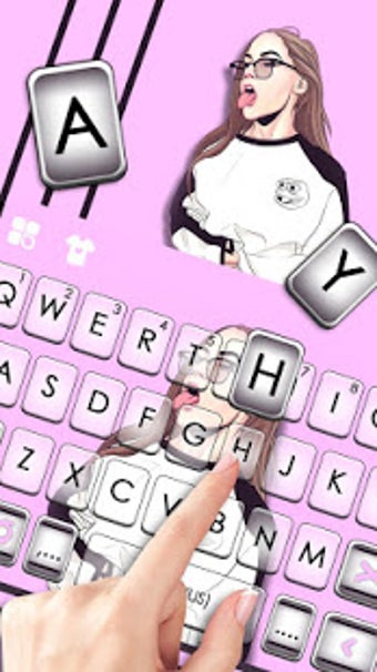 Image 2 for Cool Girl Swag Keyboard T…
