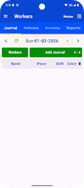 Image 0 for Workers Journal