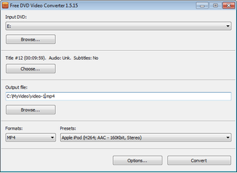 Image 0 for Free DVD Video Converter