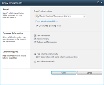 Imagen 1 para SharePoint List Transfer