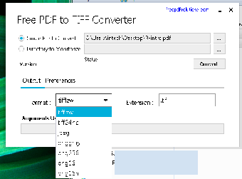 Imagen 0 para Free PDF to TIFF Converte…