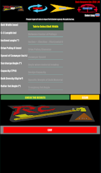 Image 3 for Rock Conveyor Calculator …