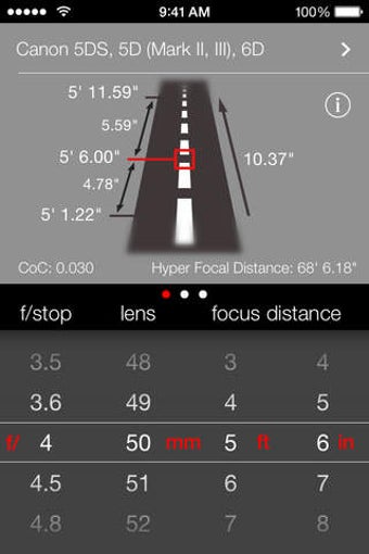 Image 0 for Simple DoF Calculator