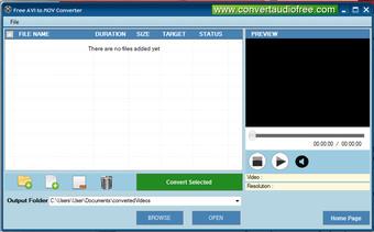 Image 0 for Free AVI to MOV Converter