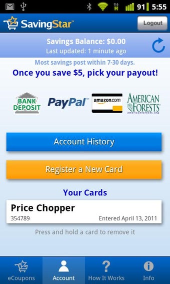 Imagen 5 para SavingStar - Grocery Coup…
