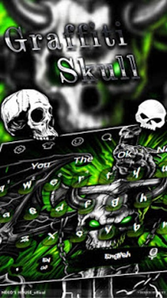 Imagen 3 para Gothic Metal Graffiti Sku…