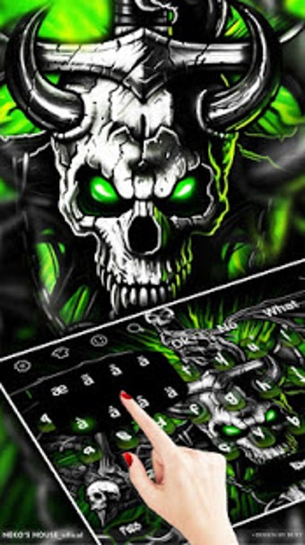 Imagen 0 para Gothic Metal Graffiti Sku…