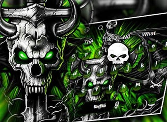 Imagen 1 para Gothic Metal Graffiti Sku…