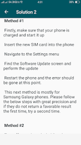 Image 3 for Fix Mobile Network Error