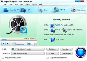 Image 0 for Bigasoft QuickTime Conver…