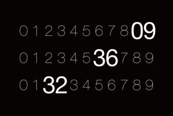 Image 1 for Helvetica Clock