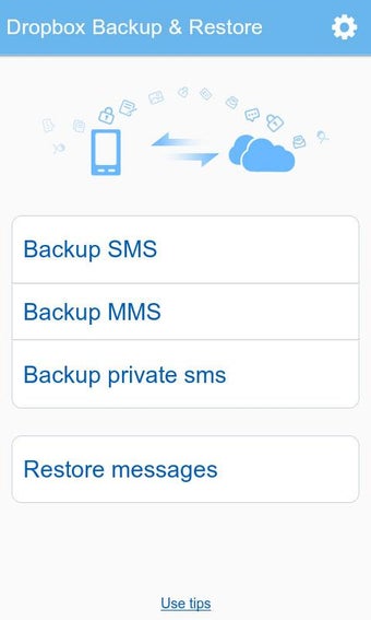 Imagen 1 para GO SMS Pro Dropbox Backup