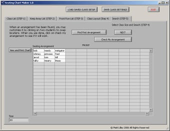 Image 0 for Seating Chart Maker