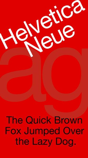 Image 1 for Helvetica Neue FlipFont
