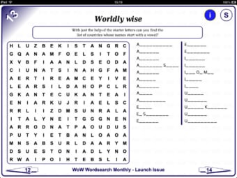 Image 1 for WoW Wordsearch Monthly