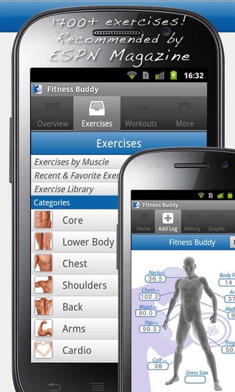 Imagen 0 para Fitness Buddy : 1700 Exer…