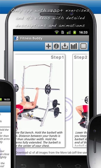 Imagen 3 para Fitness Buddy : 1700 Exer…