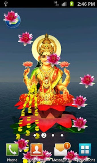 Imagen 1 para Laxmi Pooja 3D Live Wallp…