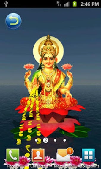 Imagen 3 para Laxmi Pooja 3D Live Wallp…